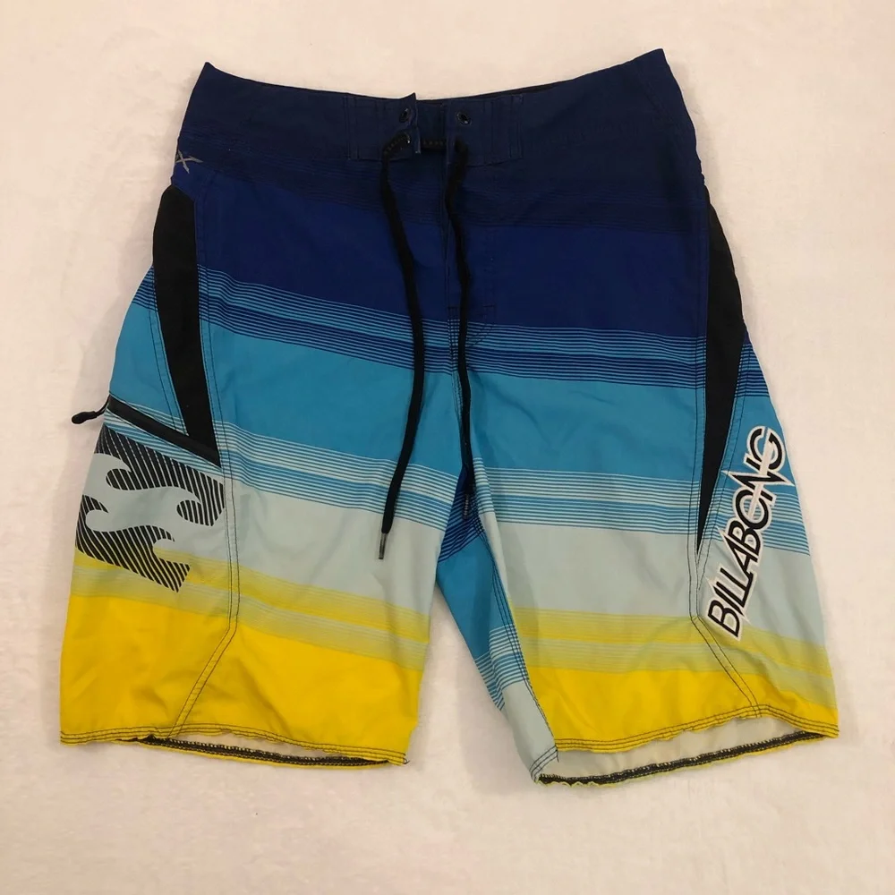 Billabong Zero Gravity Platinum Stretch Parko Swim Trunks Board Shorts Mens 29